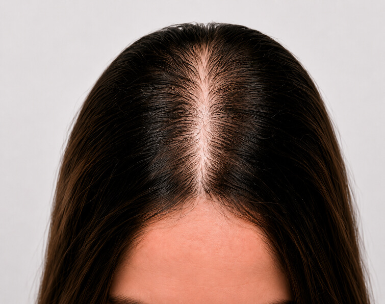 Hair before treatment