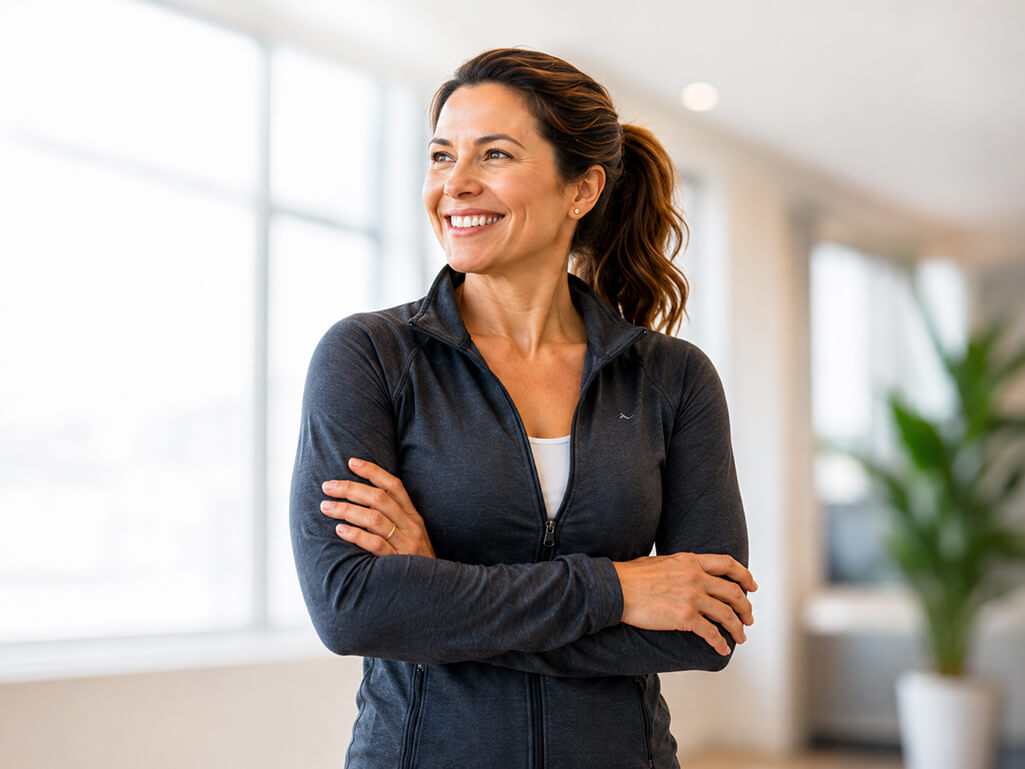 Medical weight loss patient in a wellness clinic